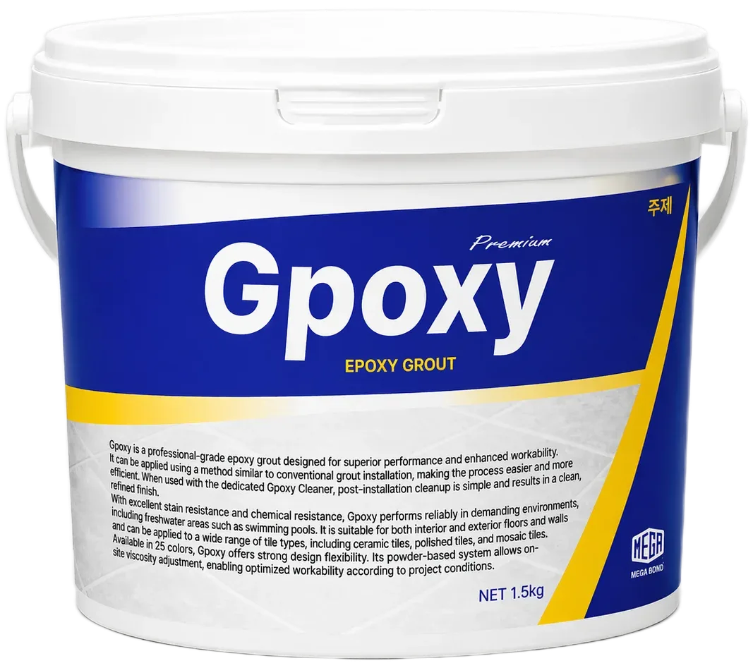 에폭시줄눈 Gpoxy 주제 1.5kg 통 제품 사진